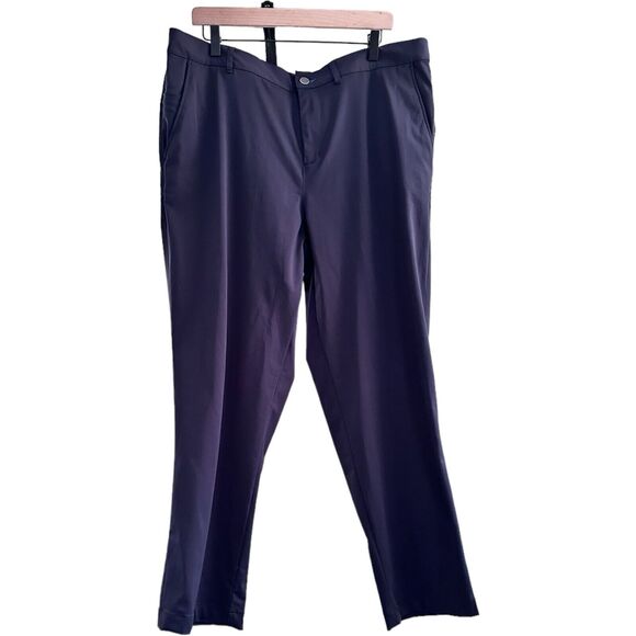 Twillory Mens Pants Performance Tailored Fit Non Iron Stretch Navy Sz 38x30 - Picture 2 of 10